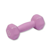 Tools (BSTND2) Neoprene Dumbbell for Weight and Aerobic Strength Training, Pilates & Physical Therapy, Hand Weights for Men and Women, Commercial and Home Gym Free Weights Hex End Dumbbells, Pink, 2lbs Single